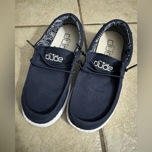 COPY - Navy Kids Hey Dudes Size 2-3